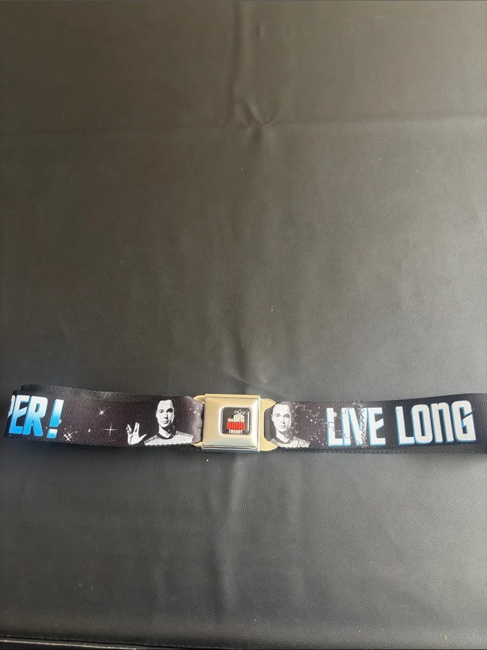 Buckle-Down Big Bang Theory Sheldon Live Long Prosper Seatbelt Belt
